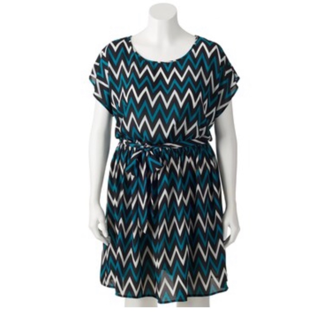 Chevron print Dress